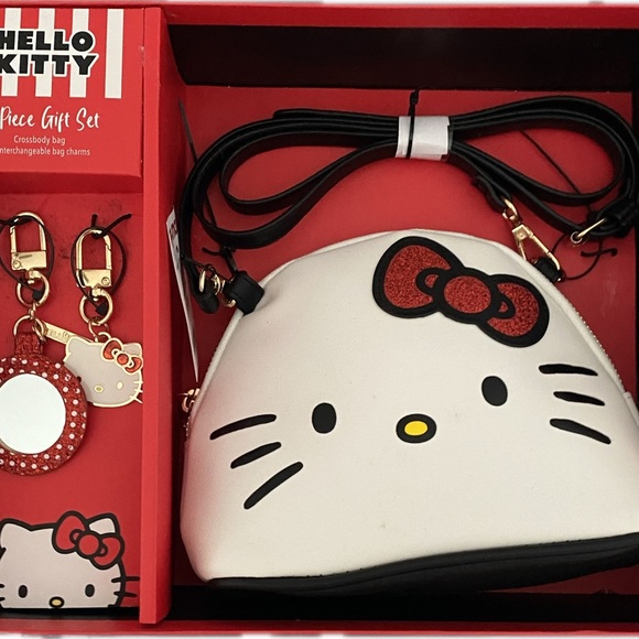 Hello Kitty Crossbody Bag Set - Red and White - Picture 1 of 4